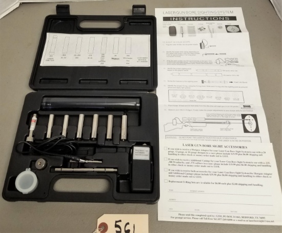 Laser Gun Bore Sighting System