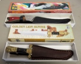 Pair of Fixed Blade Knives in Original Boxes