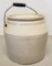 Stoneware Drop Handle Crock