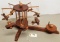 Wooden Handcrafted Childs Airplane Swing Toy