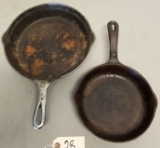 (2) Cast Iron Pans Including Griswold #8