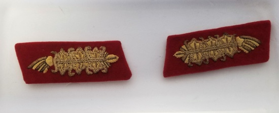 WWII German Field Marshall Collar Rank Emblems