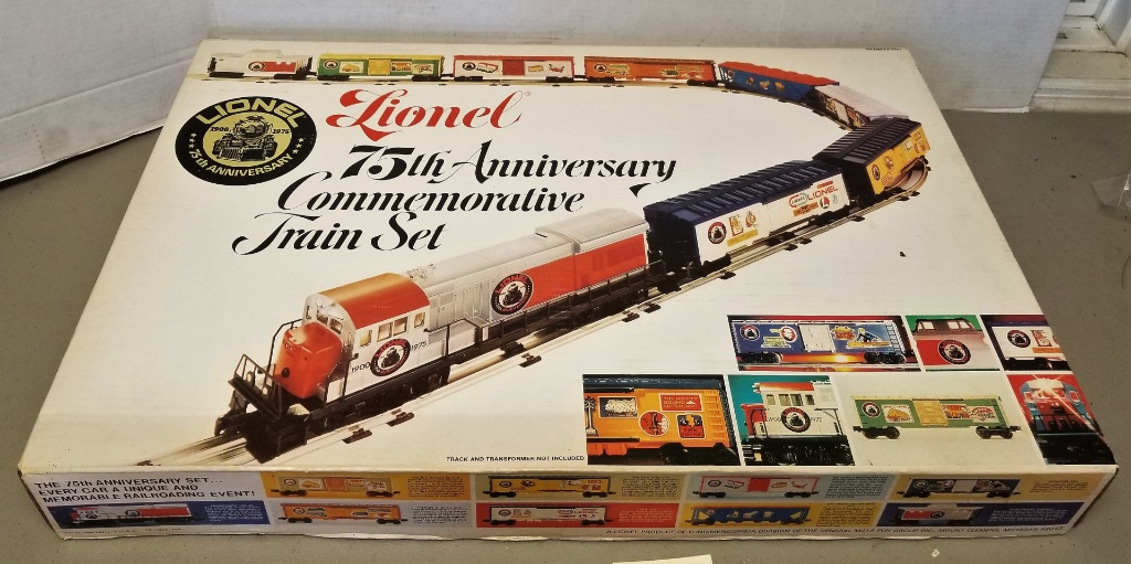 lionel 75th anniversary commemorative train set