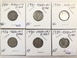 Mercury Dimes