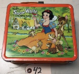 Snow White Metal Lunch Bow with Thermos