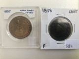 Hard Times Token & Large Cent