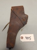 EARLY GSK 1917 AG US STAMPED LEATHER GUN HOLSTER