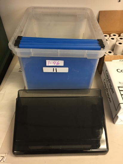 Organizer box & folders