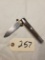 Vintage unmarked folding knife