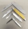 4 Mini Vintage Folding Knives