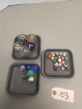 Assorted Vintage Marbles