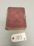 Early Photo Album with Tin Type Photos