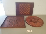 (3) Vintage Game Boards