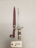 Large unmarked German dagger