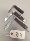 Vintage Camillus and Winchester knives