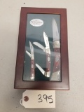 3 piece Remington Knife Collector Set