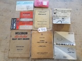 Assorted Chainsaw Manuals Including Disston