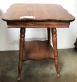 Oak Claw Foot on Marble Table