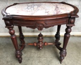 Marble Top Victorian Center Table