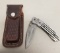HANDMADE DAMASCUS STEEL FOLDING KNIFE