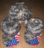 (12) Trump 2020 Army Camo Hats