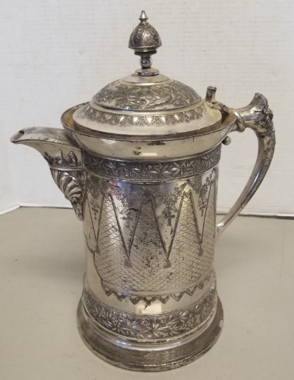 Large Meriden Antique coffee pot,