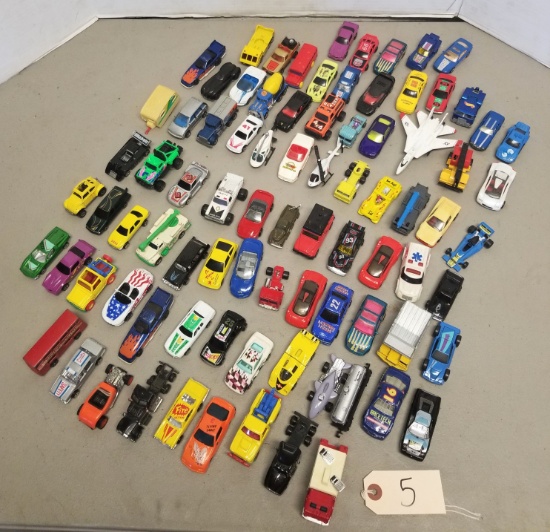Large Assortment of Matchbox, Hot wheels, and more,