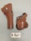 2 Brown Leather Holsters,