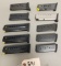 10 Assorted 9mm single stack mags,