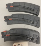 3 Smith & Wesson M&P 5-22 mags 3-25rd clips