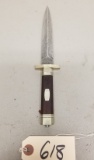 Small Custom Damascus Dagger,