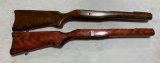 (2) Like  New Ruger Mini 14 Wooden Stocks