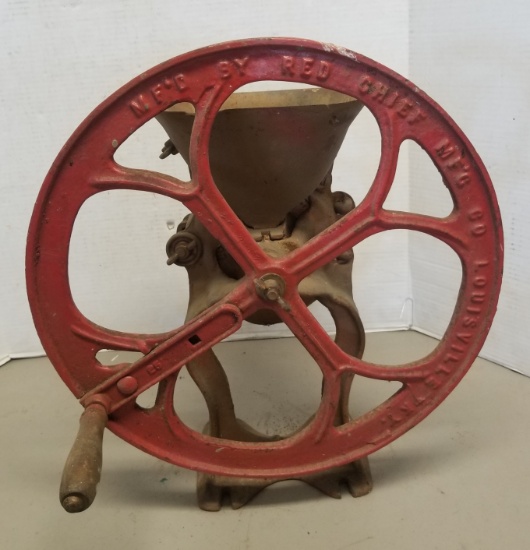 Red Chief Mf'g Co. Cast Iron Coffee Grinder