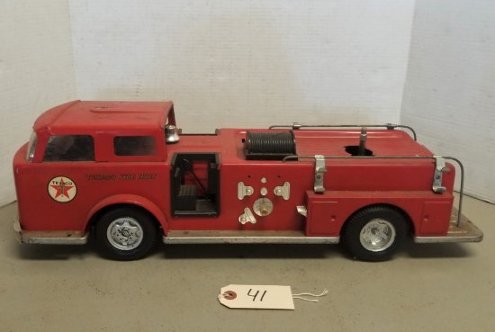Texaco Fire Chief Metal Toy Fire Truck