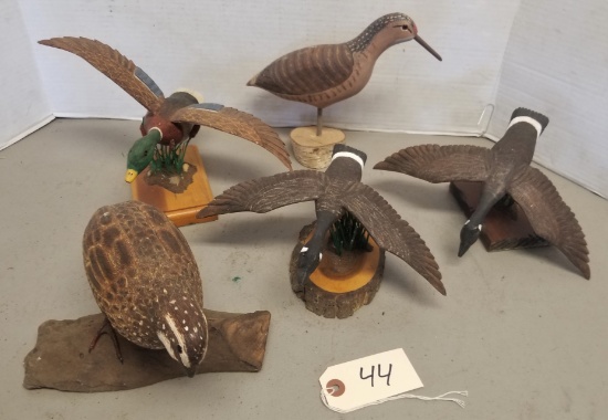 Assorted Waterfowl & Shore Bird Decoys