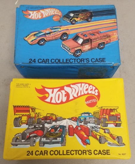 2 - Hot Wheels Car Carrying Cases with approx. 48-