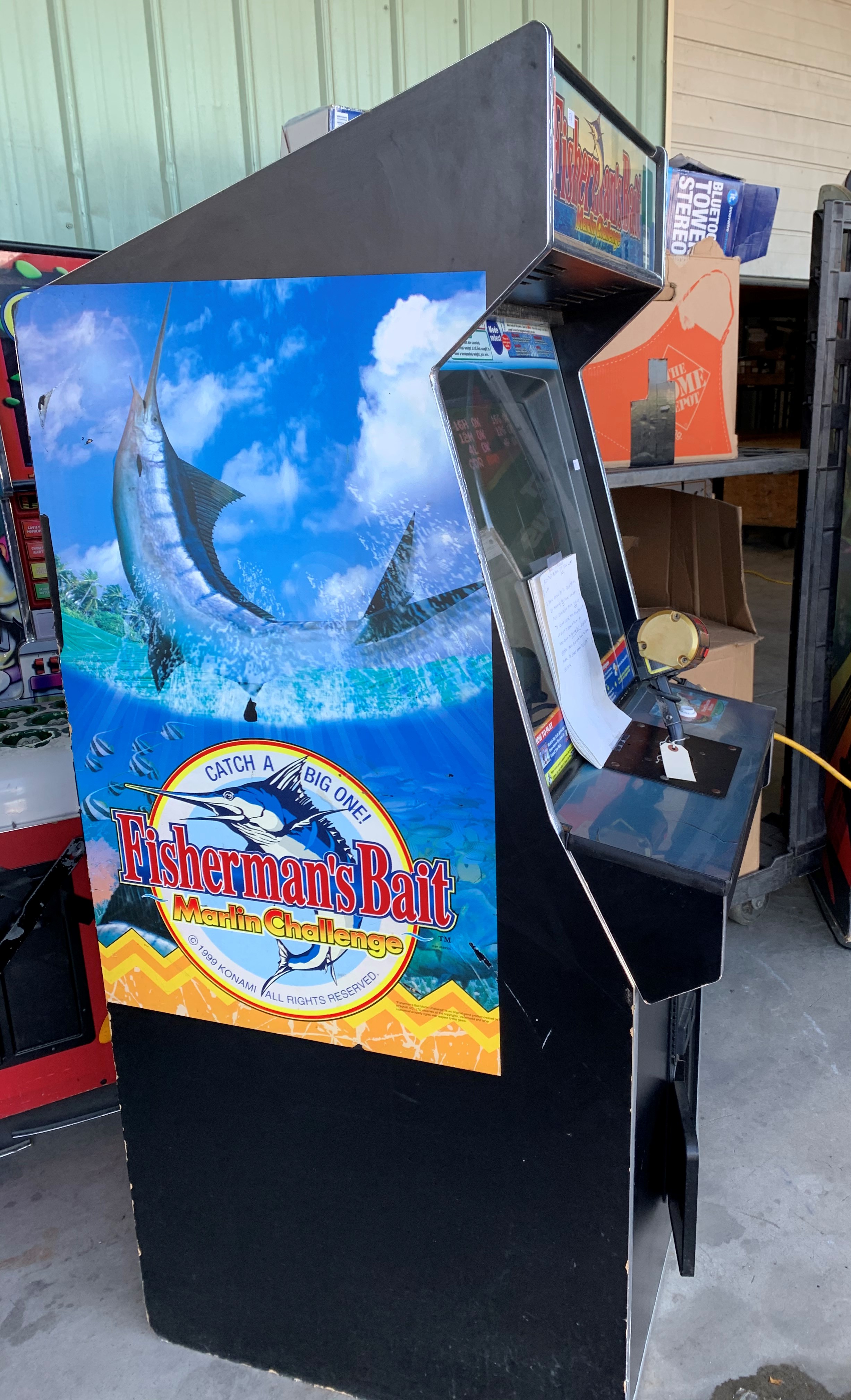 Fisherman's Bait Marlin Challenge Arcade Game Proxibid