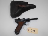 (CR) Unmarked German Luger 9MM Pistol