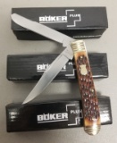 3 new Boke Plus Trapper knives,