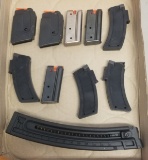 10 assorted 22 Long Rifle mags,