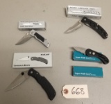 4 new Maxam and Super Knife knives,