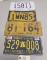 4-Assorted Pennsylvania License Plates