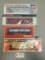 4-Lionel Model Train Cars in Boxes