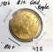 1906 $10 gold eagle