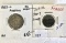 Austria, France coins,