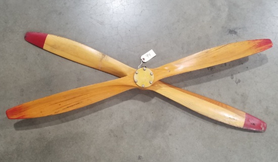 2-Piece Vintage Wooden Airplane Propeller