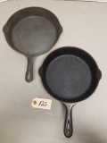 Griswold #7 & #8 Cast Iron Pans