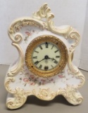 Vintage Porcelein Asonia Clock Co. clock,