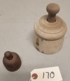 2-Early Wooden Butter Molds