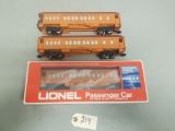 3-Lionel Milwaukee Passenger Train Cars